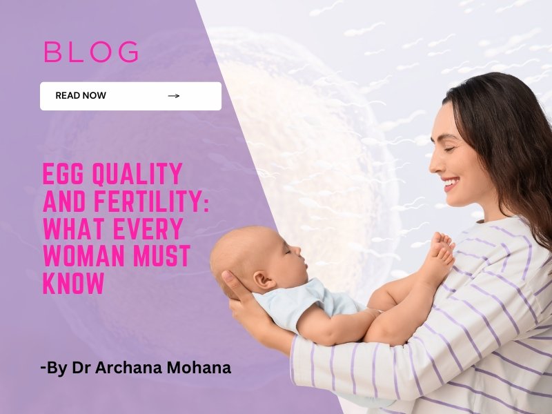 Mother holding baby symbolizing egg quality and fertility awareness in women